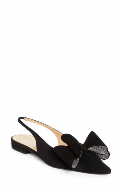 Mach&mach Mach & Mach Scarpe Basse Slingback Le Cadeau In Camoscio 1 In Black
