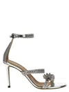 Mach&mach Heeled Sandals Mach & Mach Woman Color Silver