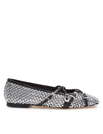 MACH&MACH MACH & MACH MESH BALLERINA FLATS