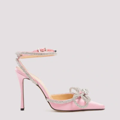 Mach&mach 105 Double Bow Crystal-embellished Satin Pumps In Multicolor