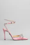 Mach&mach Decorate Pointed High Heels In Pink
