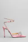 Mach&mach Decorate Pointed High Heels In Pink