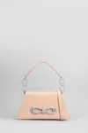 Mach&mach Mach & Mach Samantha Double Bow Embellished Shoulder Bag In Powder