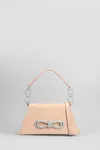 Mach&mach Mach & Mach Samantha Double Bow Embellished Shoulder Bag In Powder