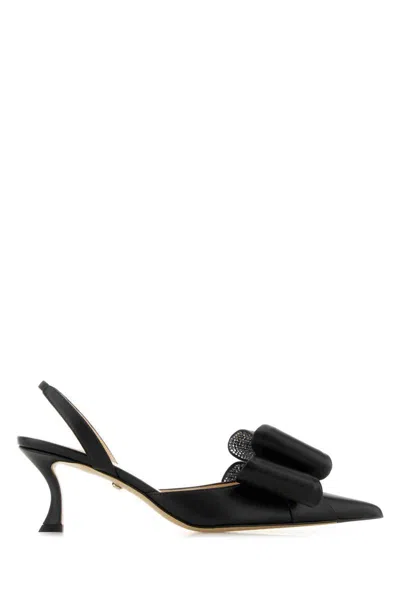 Mach&mach Le Cadeau 65mm Slingback Pumps In Black