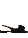 Mach&mach Mach & Mach Scarpe Basse Slingback Le Cadeau In Camoscio 1 In Black