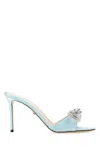 Mach&mach Blue Double Bow 95 Heeled Sandals