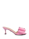 Mach&mach Mach E Mach Le Cadeau Mules With Double Bow In Multicolor
