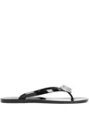 Mach&mach Mach & Mach Flip Flops In Multicolor