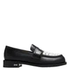 Mach&mach Mach & Mach Flat Shoes In White/black