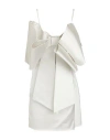 Mach&mach Mach & Mach Woman Mini Dress Light Grey Size 6 Acetate, Polyamide, Elastane In Grey