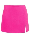 Mach & Mach Woman Mini Skirt Fuchsia Size 8 Wool In Pink