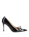 Mach&mach Mach & Mach Woman Pumps Black Size 11 Leather