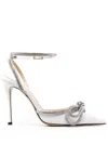 Mach&mach Mach E Mach Satin Pumps With Crystals