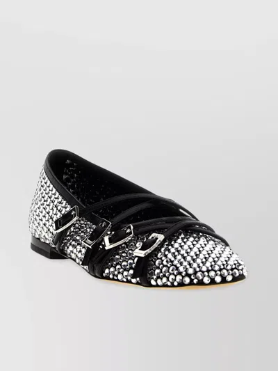 Mach&mach 'net Crystal' Ballet Flats