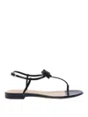 Mach&mach Petite Cadeau Sandal In Black