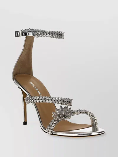 Mach&mach Sandals Strappy Metallic Finish In Brown