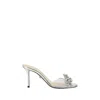 Mach&mach Double Bow Satin Strass Mule Sandals