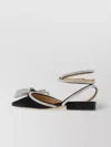 Mach&mach Satin Double Bow Ballerinas Rhinestones In Black