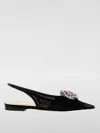 Mach&mach Galaxy Embellished Slingback Pointed Toe In Black