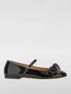Mach&mach Pair Of Ballet Shoes With Bows And Knots In Schwarz