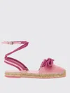 Mach&mach Bow Detail Fabric Espadrilles Rope