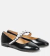 Mach&mach Mach & Mach Flats In Black