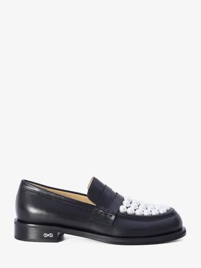 Mach & Mach Sirene Loafers In Black