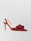 Mach&mach Maroon Slingback Pumps In Pink