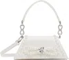 Mach&mach White Double Bow Samantha Small Bag In White