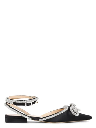 Mach&mach Women's Double Bow Ballerinas Pumps In Black