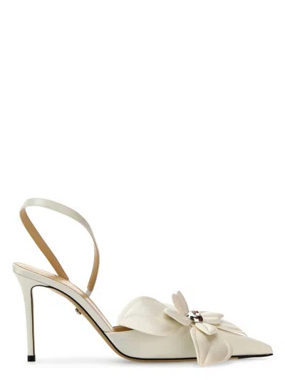 MACH&MACH WOMEN'S SATIN ORCHID PUMPS