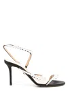 Mach&mach Mach & Mach Sirene Satin Round Toe Pearl Sandals Shoes In Black