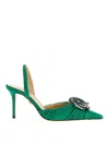 Mach&mach Galaxy Slingback In Green