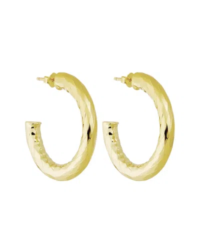 Machete 1" Wavelet Hoops In Gold