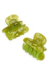 Machete 2-pack Heirloom Claw Clips In Green