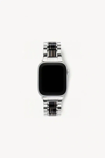Machete Apple Watch Band In Black Pearl, Men's At Urban Outfitters In Silver