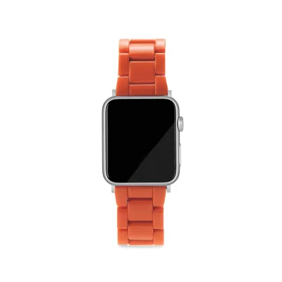 Machete Apple Watch Band In Bright Orange In Gold