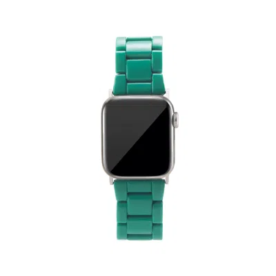 Machete Apple Watch Band In Teal In Silver