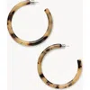Machete Bold Hoops In Blonde Tortoise
