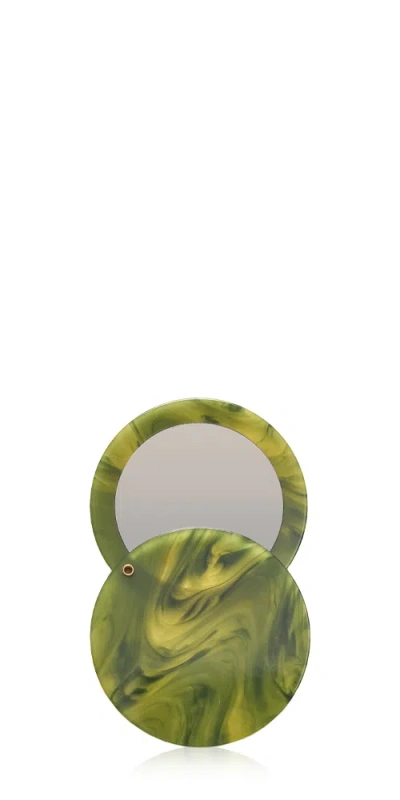 Machete Circle Mirror Algae In Green