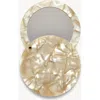 Machete Circle Mirror In Sand Shell
