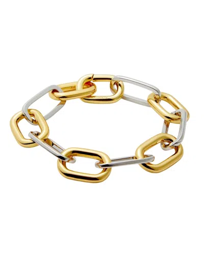 Machete Collage Chain Bracelet - Mixed Metals In Gold