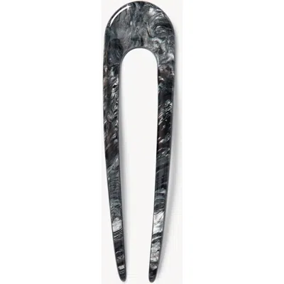 Machete French Hair Pin In Gray