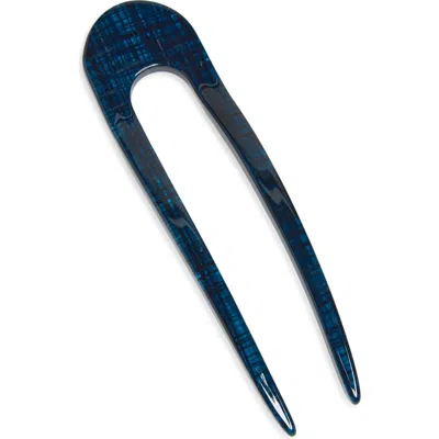 Machete French Hair Pin In Blue