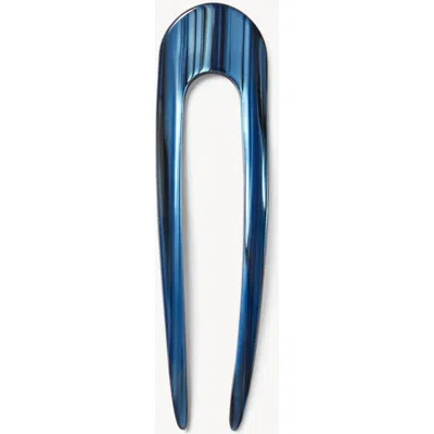 Machete French Hair Pin In Blue