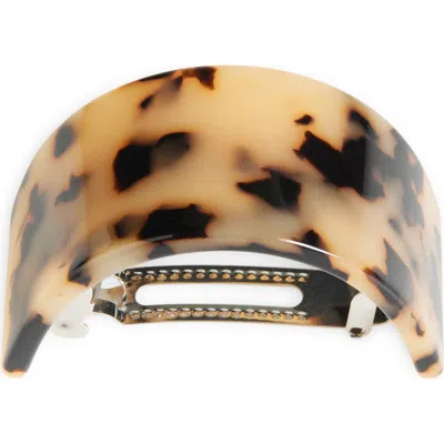 Machete French Pony Barrette In Blonde Tortoise