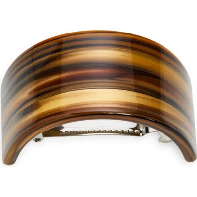 Machete French Pony Barrette In Brown