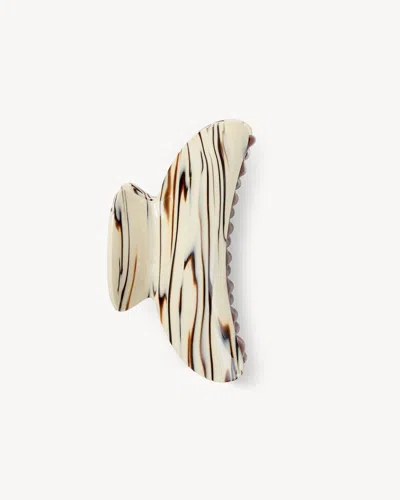 Machete Grande Heirloom Claw In Terrazzo In Brown