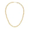 Machete Grande Oval Link Necklace In Gold In Gold